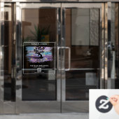 ** Vrouw: Levensboom van Reiki Yoga Meditation Raamsticker (Kantoordeur)