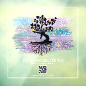 ** Vrouw: Levensboom van Reiki Yoga Meditation Raamsticker (Vel 3)