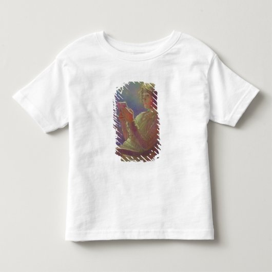 Vrouw lezen, 1921 kinder shirts (Voorkant)