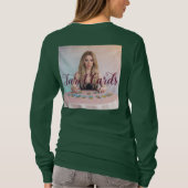 Vrouw lezen Tarot Kaarten T-shirt (Achterkant)