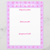 Vrouw Lichaam Metingen Tracker Gewichtsverlies Gra (Achterkant)