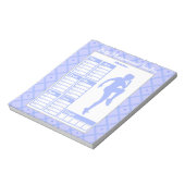 Vrouw Lichaam Metingen Tracker Gewichtsverlies Gra Notitieblok (Linkerzijde)