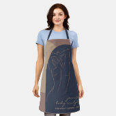 Vrouw Lichaamslichaam Sculpted Contourzout Tan Schort (Gedragen)