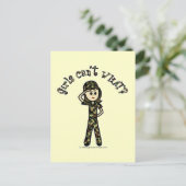 Vrouw: Lichtleger Briefkaart (Staand voorkant)