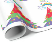 Vrouw: Liefde en Vrede voor altijd Kerstmis Cadeaupapier (Rol Hoek)