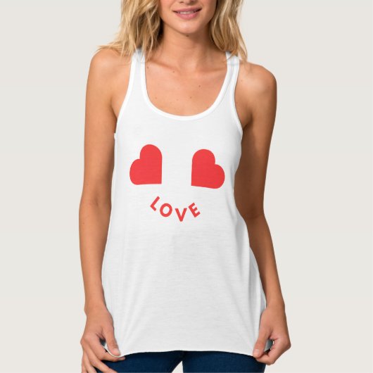 vrouw Liefde Tank Top (Voorkant)