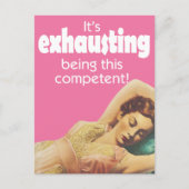  vrouw liggend briefkaart (Voorkant)