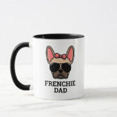 Vrouw Light Fawn French Bulldog Frenchie Dog Dad Mok (Links)