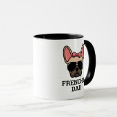 Vrouw Light Fawn French Bulldog Frenchie Dog Dad Mok (Voorkant rechts)