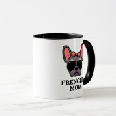 Vrouw Lila Tan French Bulldog Frenchie Dog mama Mok (Voorkant rechts)