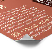 Vrouw Lingerie, dameskleding Advert. Poster (Hoek)