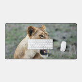 Vrouw Lion Bureaumat (Keyboard & Muis)