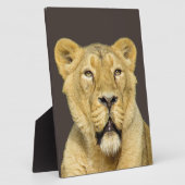 Vrouw Lion Motivatie Leiderschap Fotoplaat (Zijkant)
