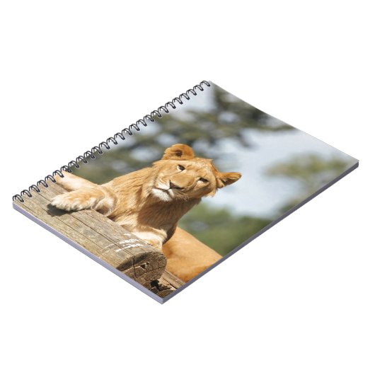 Vrouw Lion Notitieboek (Linkerzijde)