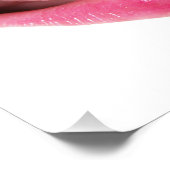 Vrouw lippen foto afdruk (Hoek)