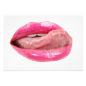 Vrouw lippen foto afdruk (Voorkant)