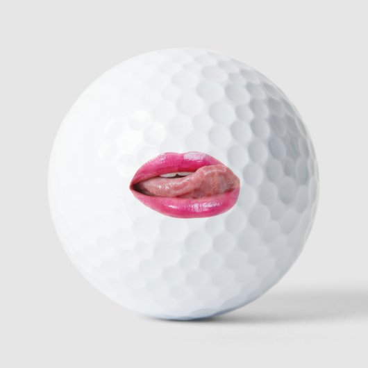 Vrouw lippen golfballen (Voorkant)