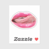 Vrouw lippen sticker (Vel)