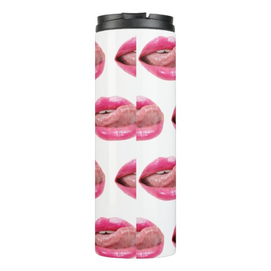 Vrouw lippen thermosbeker (Achterkant)