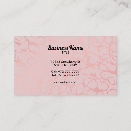  Vrouw logo roze visitekaartjes (Achterkant)