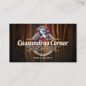  vrouw logo visitekaartjes (Voorkant)