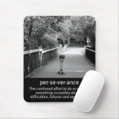 Vrouw longboard doorzettingsvermogen muismat (Met muis)