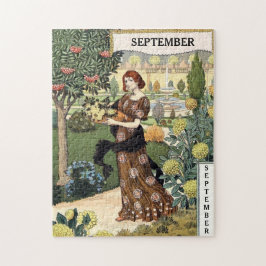  vrouw Maandelijks Gardening SEPTEMBER Colorful Legpuzzel