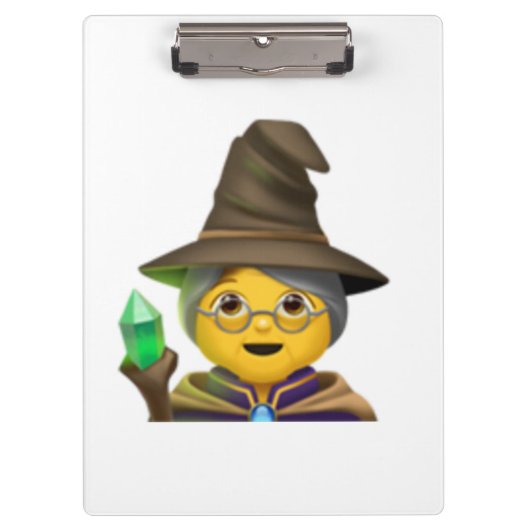 Vrouw Mage - Emoji Klembord (Voorkant)