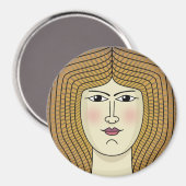 Vrouw Magneet (Voorkant / Achterkant)