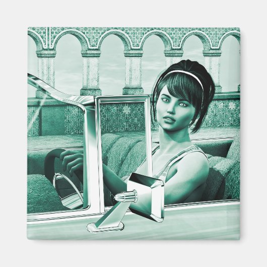  vrouw magneet (Voorkant)