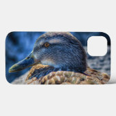 Vrouw Mallard Duck Wildlife Portret Case-Mate iPhone Case (Achterkant (horizontaal))