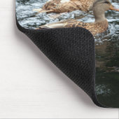 Vrouw Mallard Ducks Muismat (Hoek)