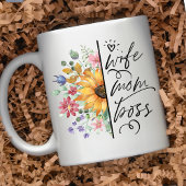 Vrouw, Mam, Baas Bloemenspecialiteit Grote Koffiekop