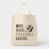 Vrouw Mam Pickleball Legend -  Funny Women's Tote Bag (Voorkant)