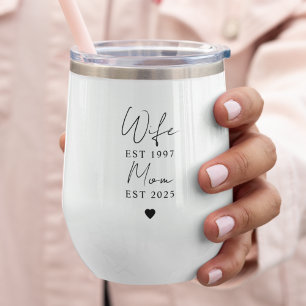 Vrouw Mama EST 2025   Aangepaste Minimalistische N