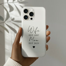 Vrouw Mama EST 2025 | Minimalistisch gepersonalise