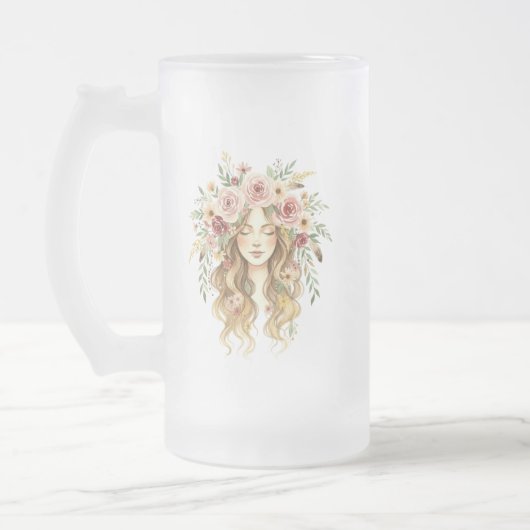 Vrouw Matglas Bierpul (Links)