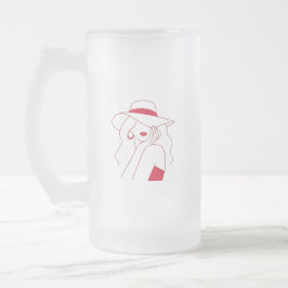 Vrouw Matglas Bierpul