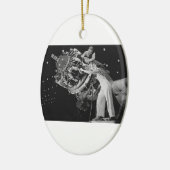 Vrouw Mechanic - WWII Keramisch Ornament (Links)