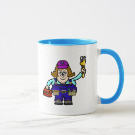 Vrouw Mechanische Mok (pas het aan!)