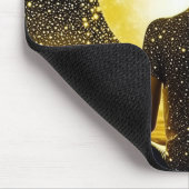 Vrouw Meditatie Onder de Maan Celestial Muismat (Hoek)