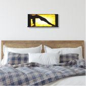 Vrouw meditatie Zen canvas wandkunst Afdruk (Insitu (Slaapkamer))