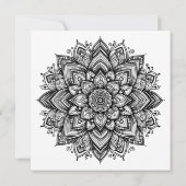 Vrouw mediteert Spirituele serene kunst Kaart (Achterkant)