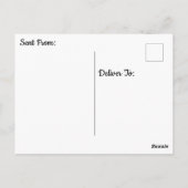 Vrouw mediteert voor volle maan briefkaart (Achterkant)