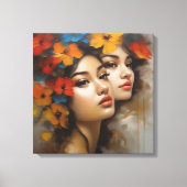 Vrouw - Meesterwerk Canvas Afdruk (Voorkant)