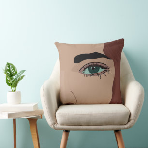 Vrouw Meisje Gezicht Oog Kussen