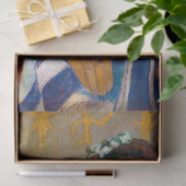 Vrouw met A Fan, Gauguin Tissuepapier (Geschenk)