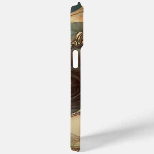 Vrouw met Art Nouveau Case-Mate iPhone Case (Achterkant / Rechts)