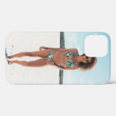 Vrouw met bikini op zand Case-Mate iPhone case (Achterkant (horizontaal))