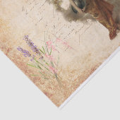 Vrouw met Bird  Tissuepapier (Detail)